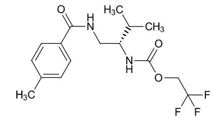 The structural formula of Tolprocarb The structural formula of Tolprocarb